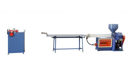 Mesin Pencetak Sedotan PP - Mesin Ekstrusi Sedotan PP, dengan Tangki Pendingin Air dan Pemotong, Model: V-TY-65M